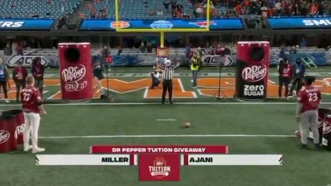 Dr Pepper Tuition Toss