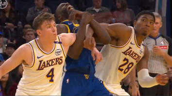 Draymond Green’s Dirty Play Vs Lakers On Christmas Goes Viral