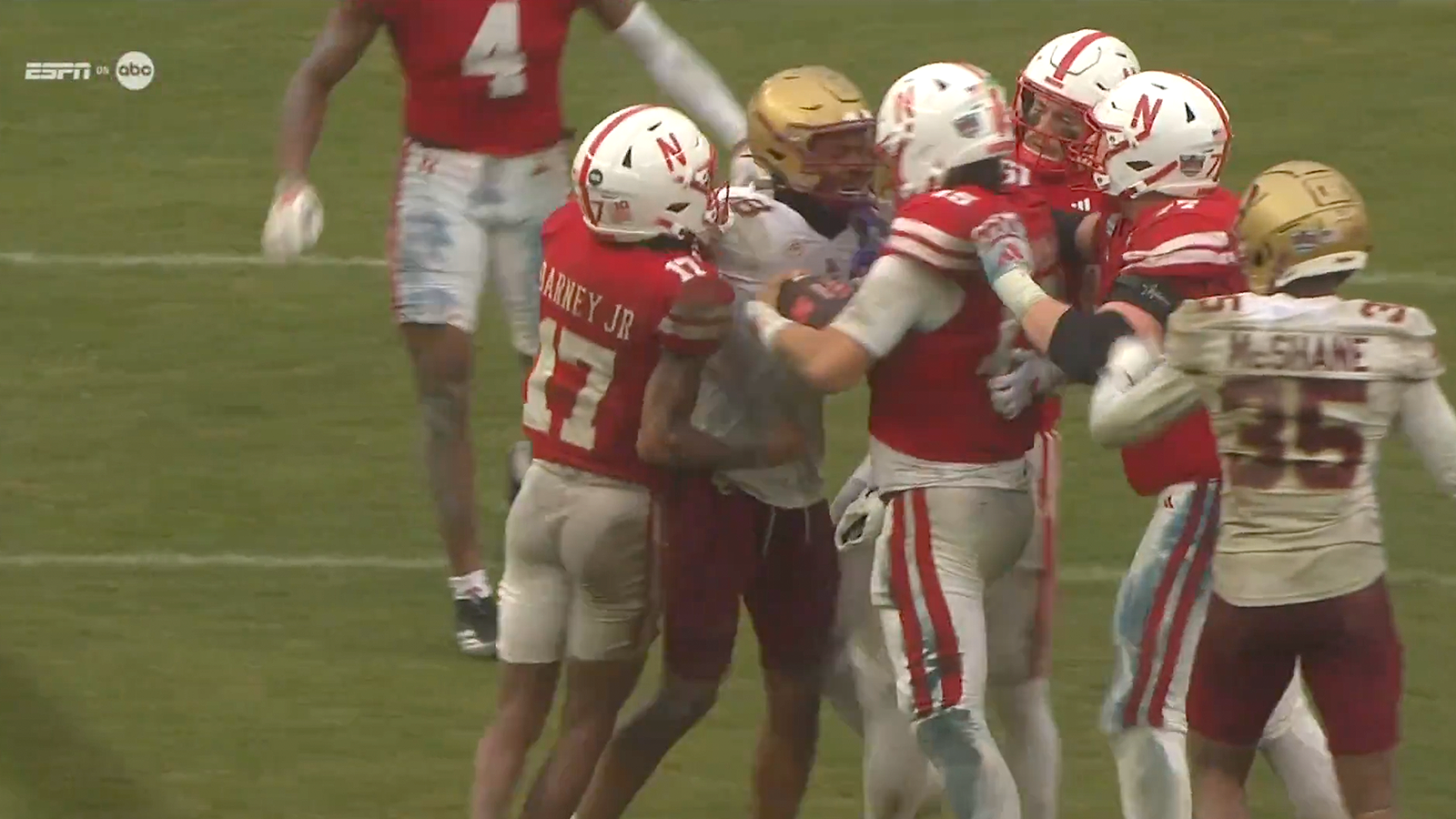 Raiola Dylan Raiola Accused Of Penalty Bait After Late Slide Sparks Brawl