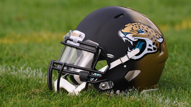 Jacksonville Jaguars helmet