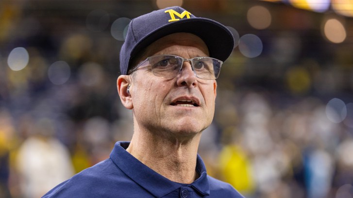 Michigan coach Jim Harbaugh