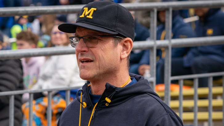 Michigan coach Jim Harbaugh