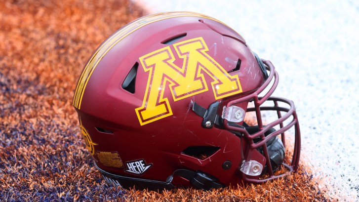 Minnesota football helmet