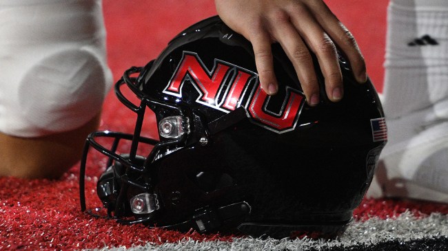 NIU football helmet