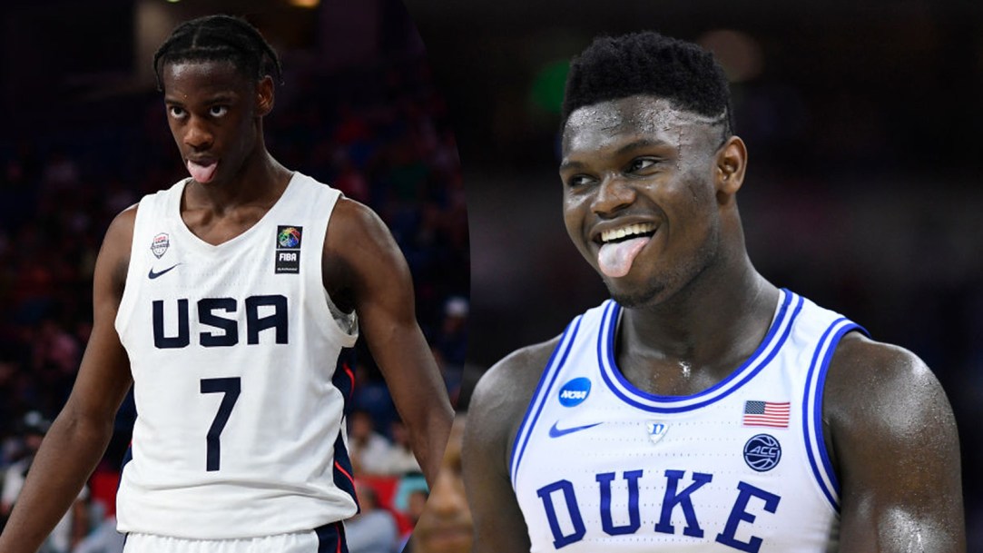 North Carolina AJ Dybantsa Duke Zion Williamson