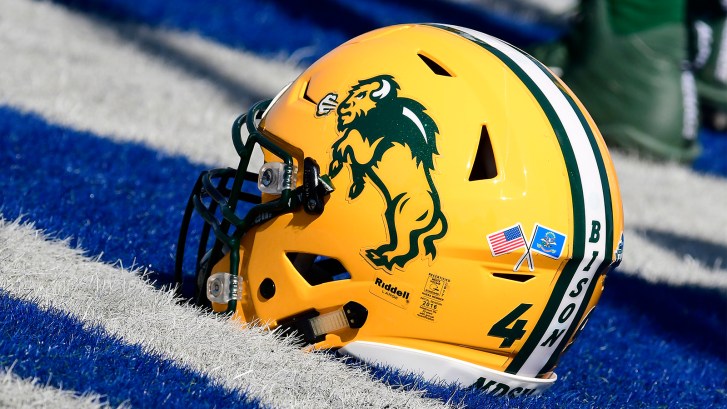 North Dakota State football helmet