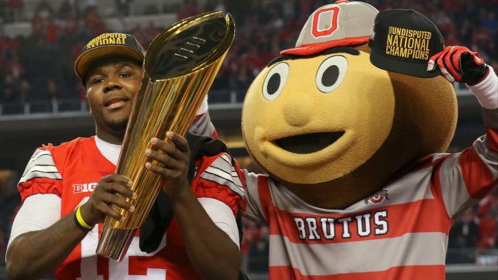 Ohio State national championship trophy