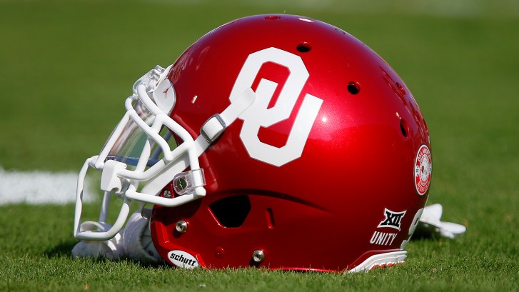 Oklahoma Sooners football helmet