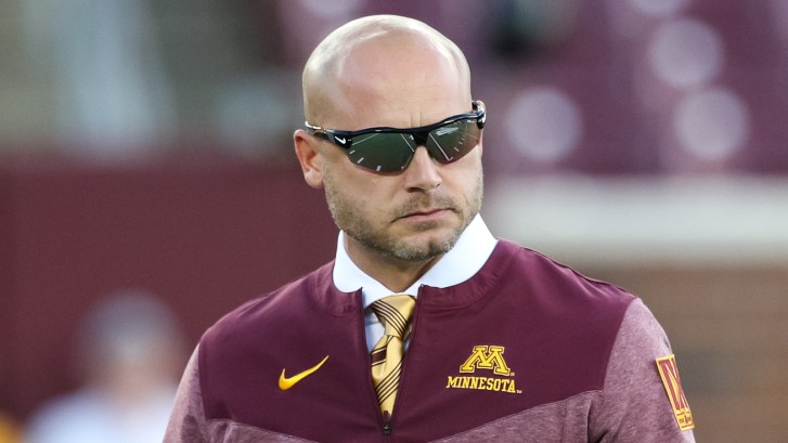 Minnesota coach PJ Fleck