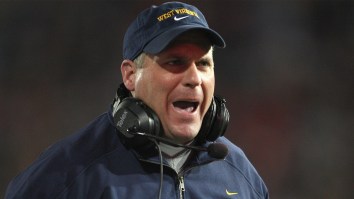 Rich Rodriguez Has Perfect Response To Heckler Who Disrupted His WVU Homecoming