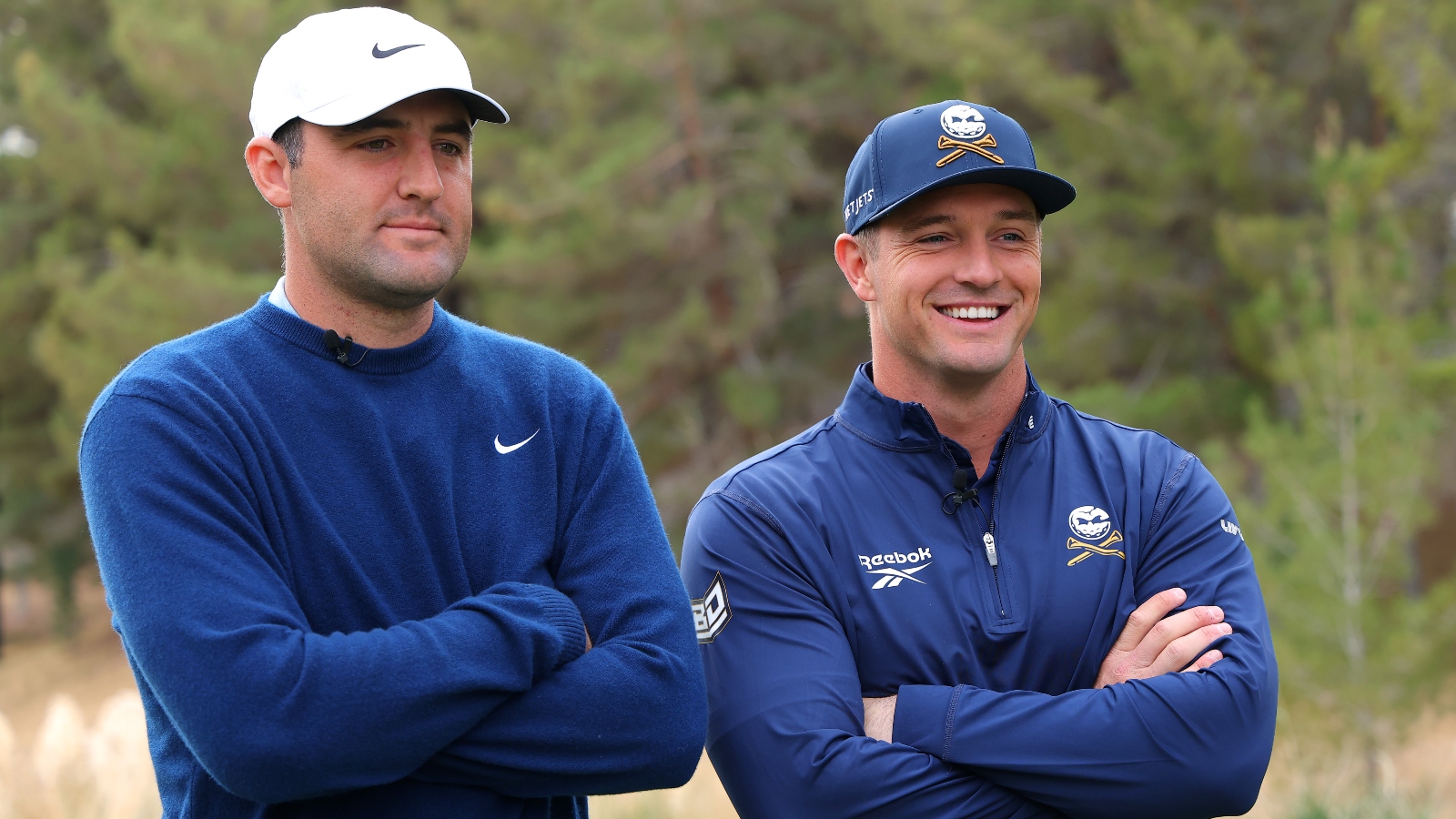 Scottie Scheffler and Bryson DeChambeau ahead of The Showdown