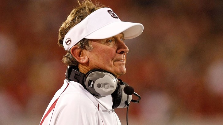 South Carolina coach Steve Spurrier