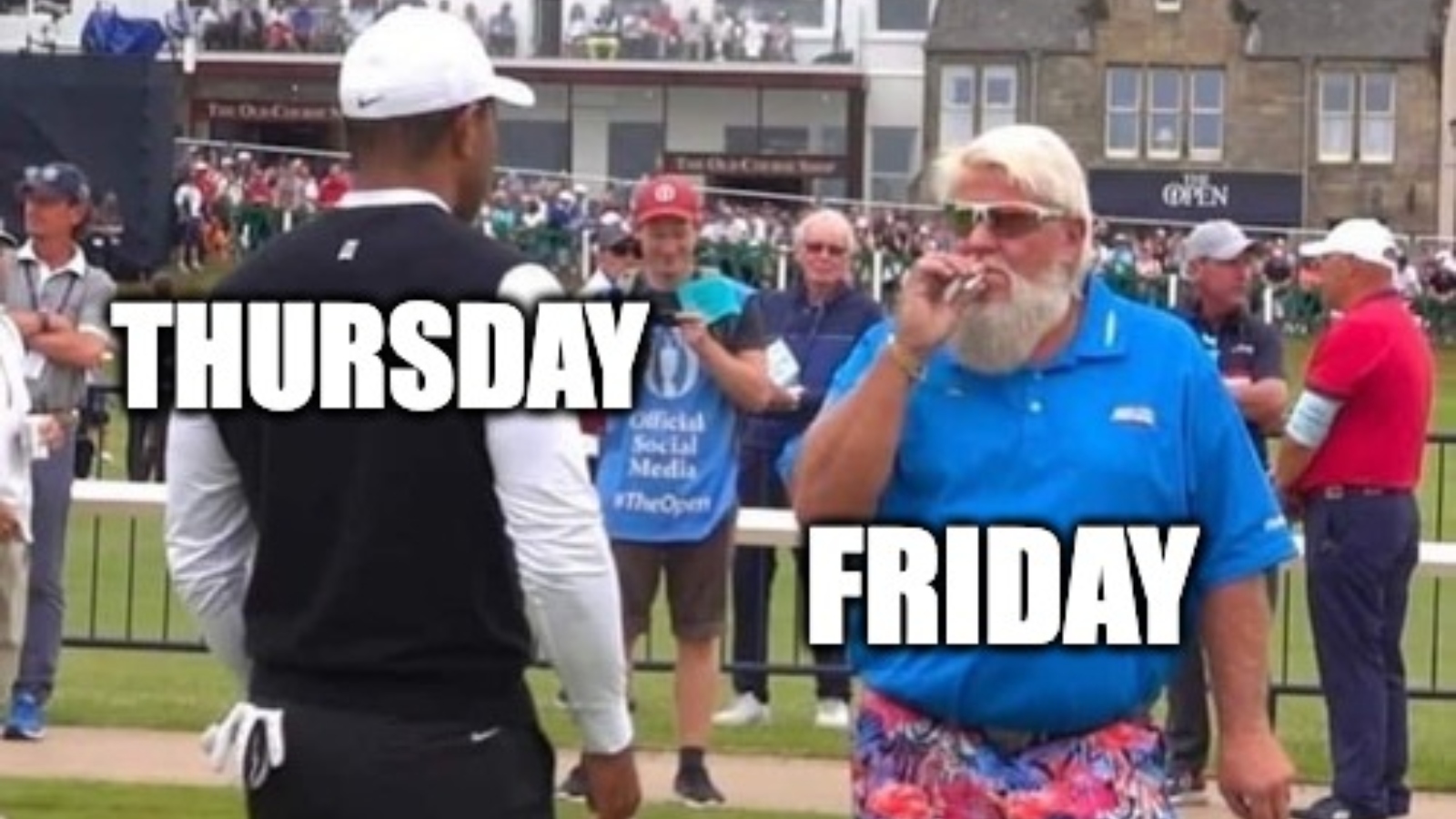 hilarious Tiger Woods vs John Daly meme