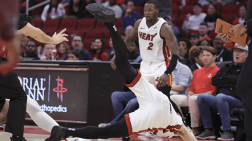 Amen Thompson Viciously Throws Tyler Herro To Ground, Fight Breaks Out Between Miami Heat & Houston Rockets