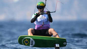 Dramatic Video Captures Olympic Kite Surfer Saving Drowning Woman He Encountered While Shredding Waves