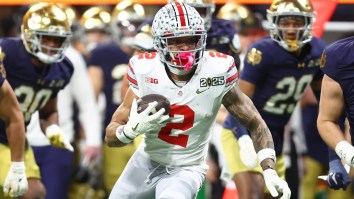 Clip Of Ohio State WR Emeka Egbuka Spotting Flaw That Led To Huge Play In National Championship Should Make His Draft Stock Skyrocket 