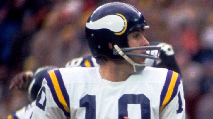 Vikings QB Fran Tarkenton