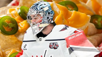 Capitals Goalie Says A Tray Of Nachos On The Ice Made Him Give Up A Goal