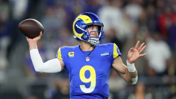 Los Angeles Rams Quarterback Matthew Stafford Makes Genius IQ Play To Avoid Huge Sack