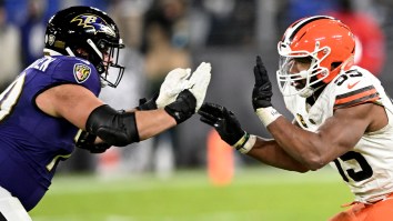 Myles Garrett Had The Best Response To A Ravens ‘Nobody’ Who Asked For His Jersey