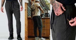 Wellen joggers available at Huckberry