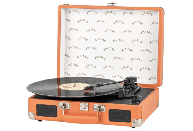 Zig-Zag Portable Record Player