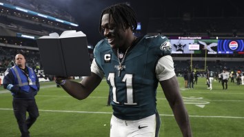 Seldom-Targeted AJ Brown Seen Casually Reading A Book On Sidelines During Uneventful Eagles’ Win