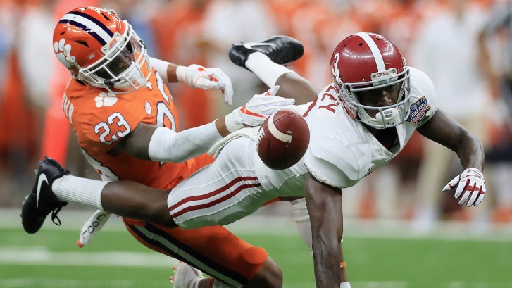 Alabama vs. Clemson in the College Football Playoff