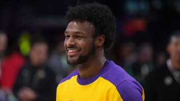 Bronny James Serenaded With MVP Chants During Blowout Lakers Win