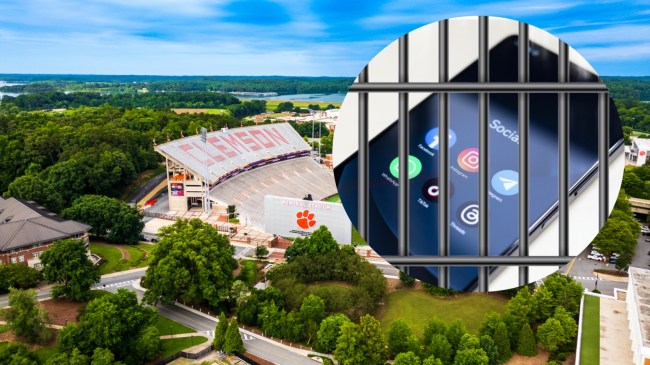 A view of Memorial Stadium in Clemson, SC.