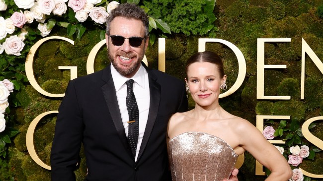 Dax Shepard and Kristen Bell at Golden Globes