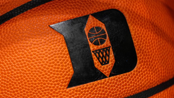 Duke logo on basketball