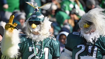 Eagles And Commanders Fans Unite Over Street Meat From Shopping Cart To Chant ‘Dallas Sucks’