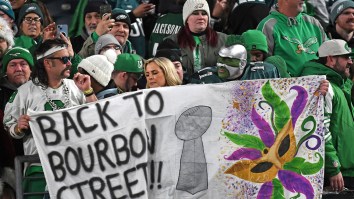 Eagles Fan Casually Fires A Gun Into The Air While Celebrating Playoff Win With Revelers Who Flocked To The Streets Of Philly