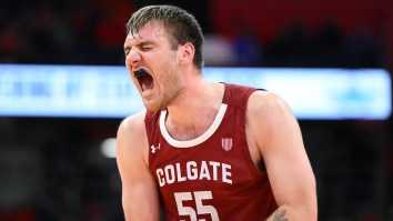 Electrifying College Basketball Phenom Casually Walks Off Court Into Locker Room After Ferocious Block