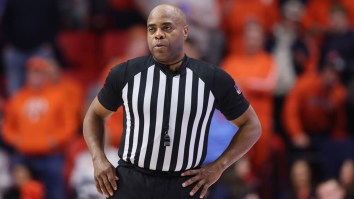 Famous College Basketball Referee Causes Complete Chaos With Accidental Lock-Down Defense