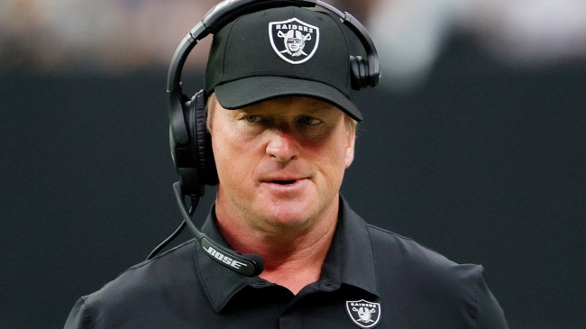 Raiders coach Jon Gruden