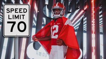 Alabama Football’s New 5-Star Quarterback Keelon Russell Is Already Driving WAY Too Fast In Tuscaloosa