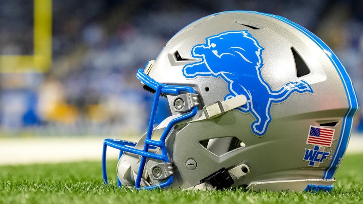 Detroit Lions helmet