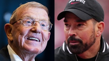 Lou Holtz Pledges To Attend National Championship Game While Firing Shot At Ryan Day