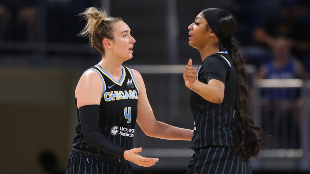 Marina Mabrey Angel Reese Beef Chicago Sky Trade