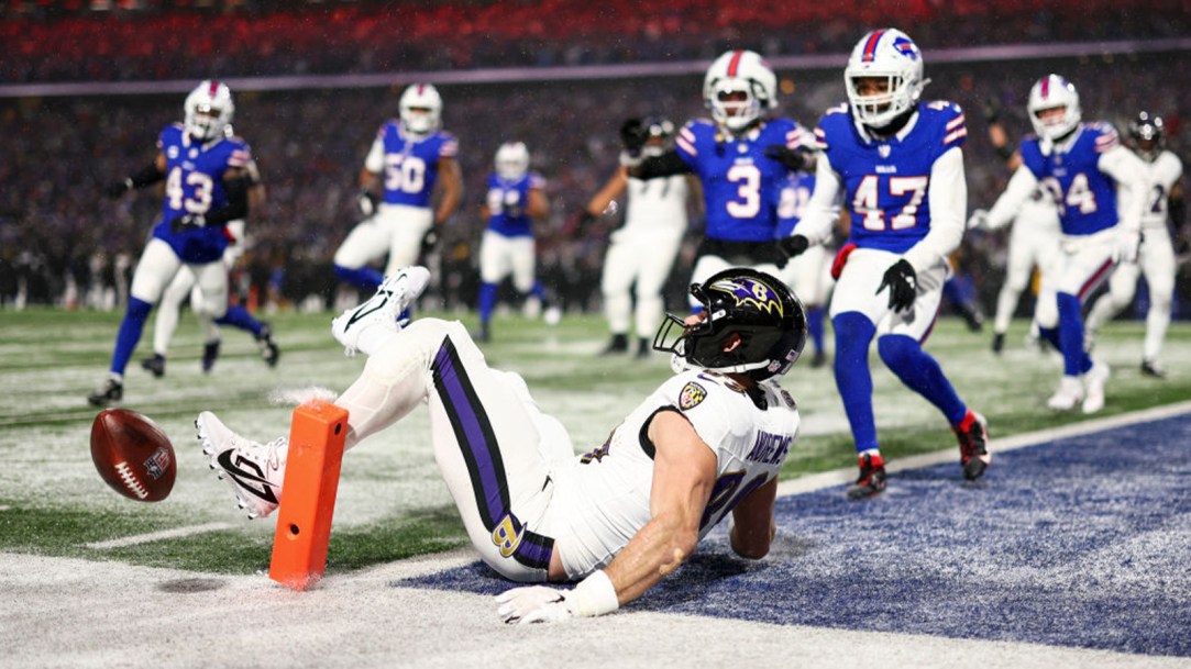 Mark Andrews Drop Fumble Snow Never Bothered Him Baltimore Ravens