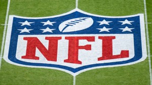 NFL logo on field