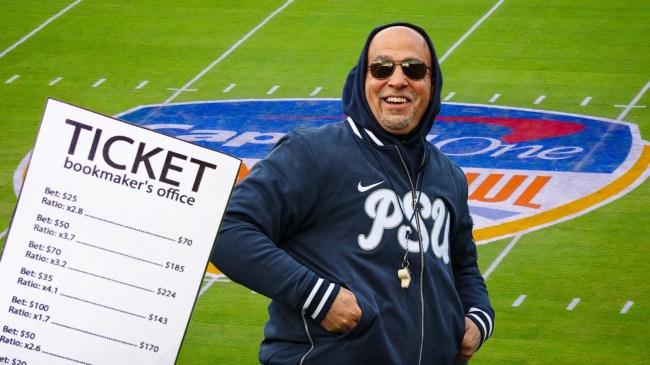 Penn State football coach James Franklin.