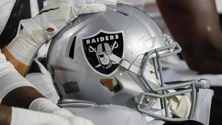 Raiders helmet