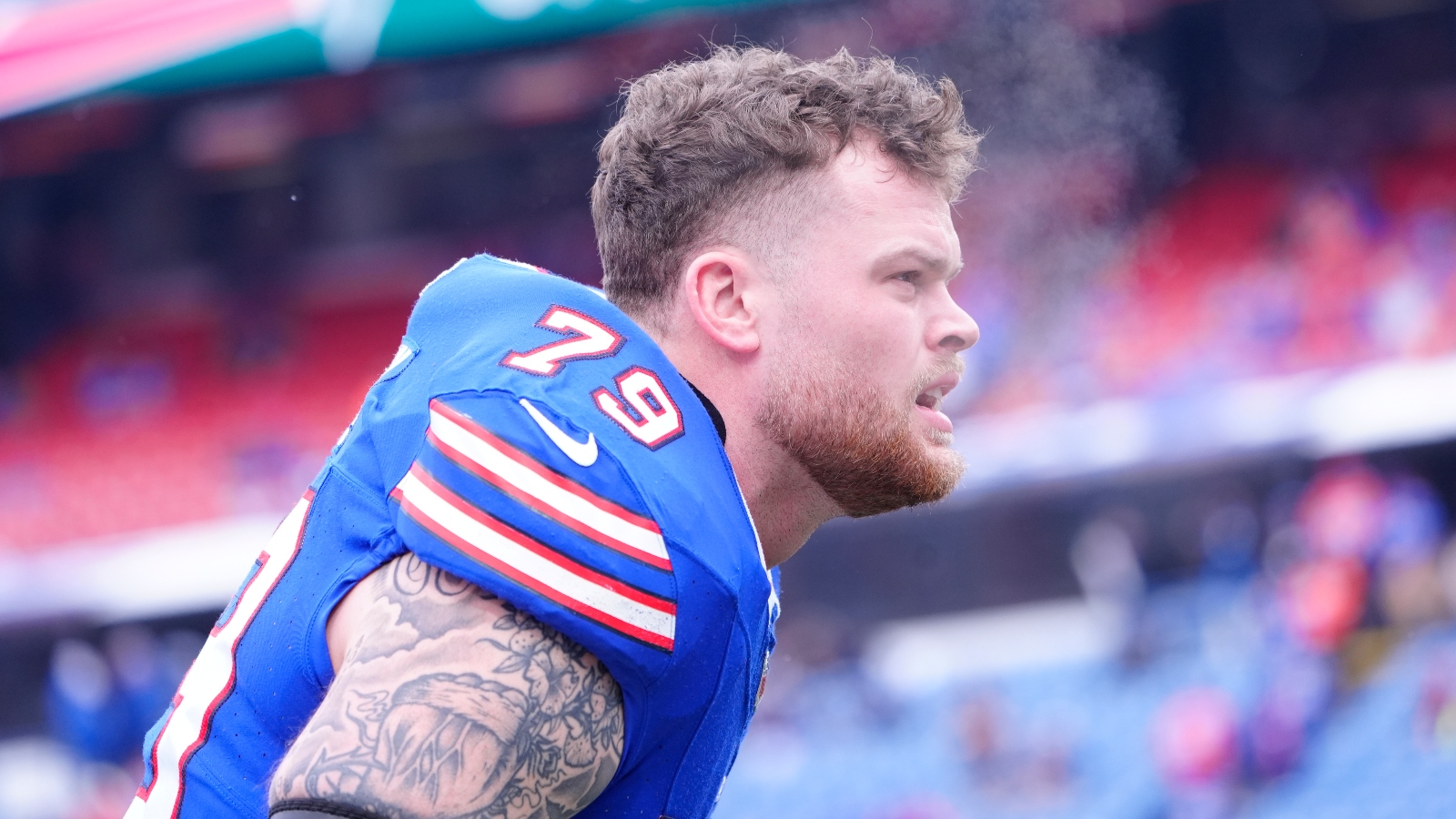 Buffalo Bills guard Spencer Brown