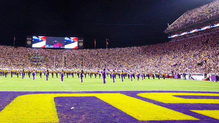 Tiger Stadium during LSU game