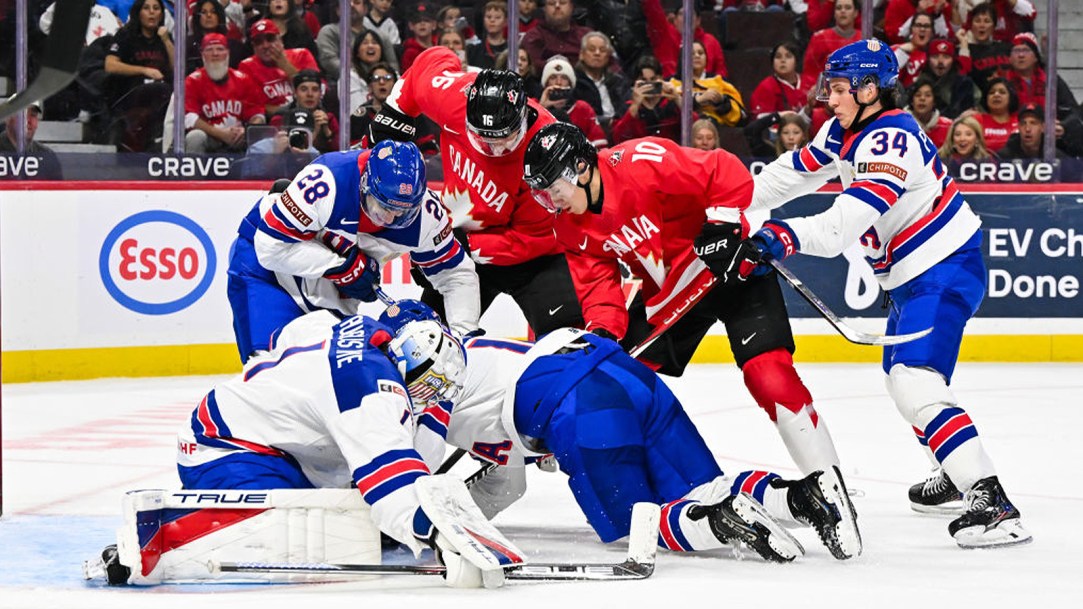 USA Canada Hockey Fight World Juniors