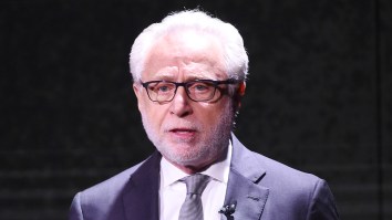 Buffalo Bills Fan Wolf Blitzer Showed Off His Hilariously Small TV While Celebrating Playoff Victory