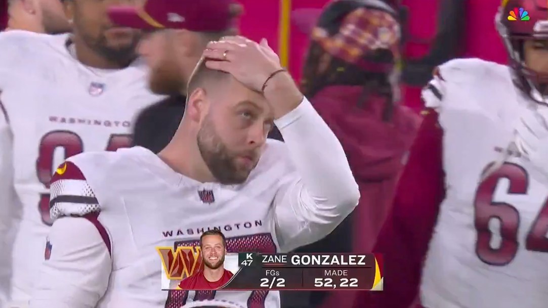 Zane Gonzalez Hair OCD Fidget Fix Commanders Kicker